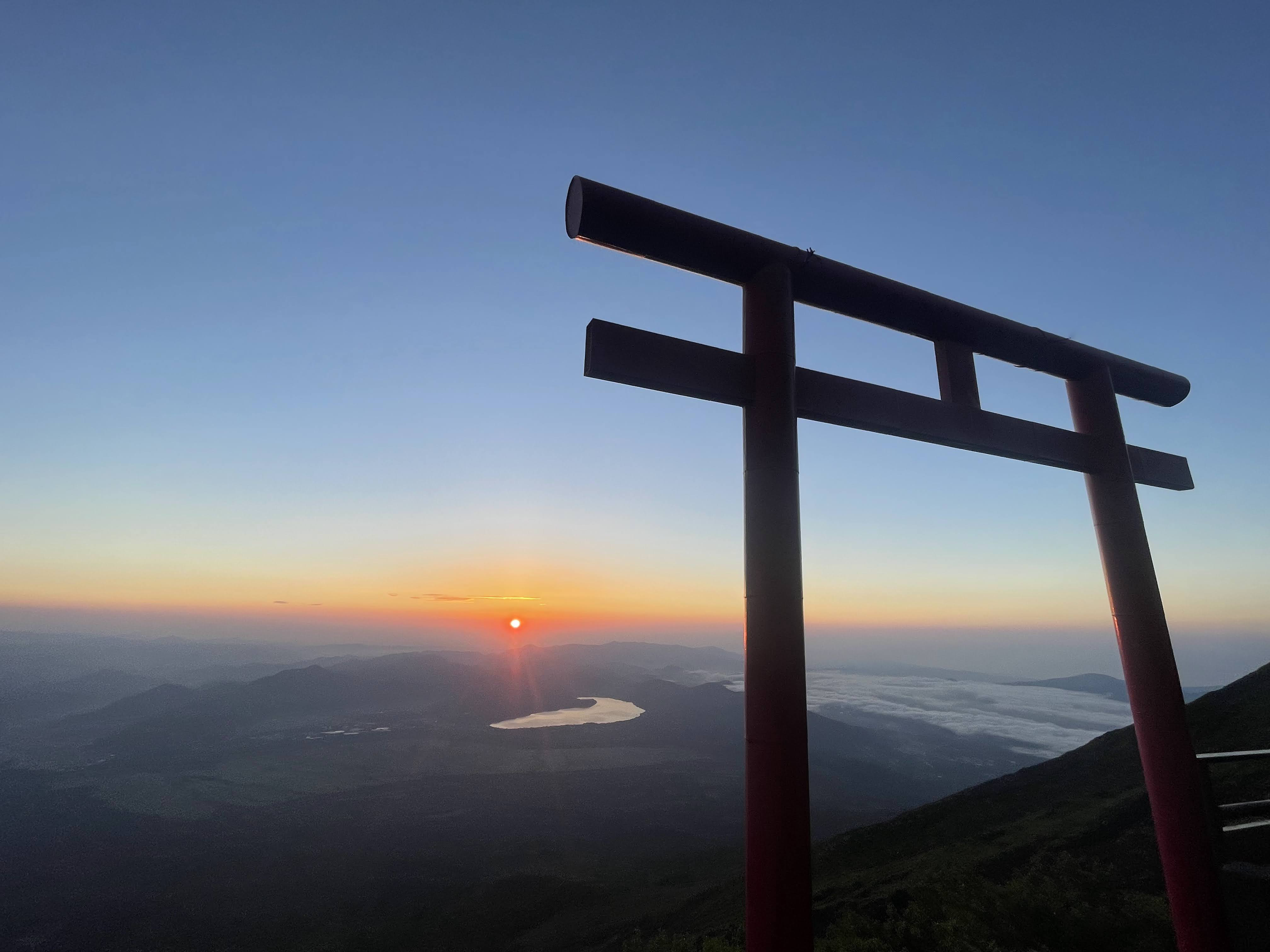富士山七合目からのご来光